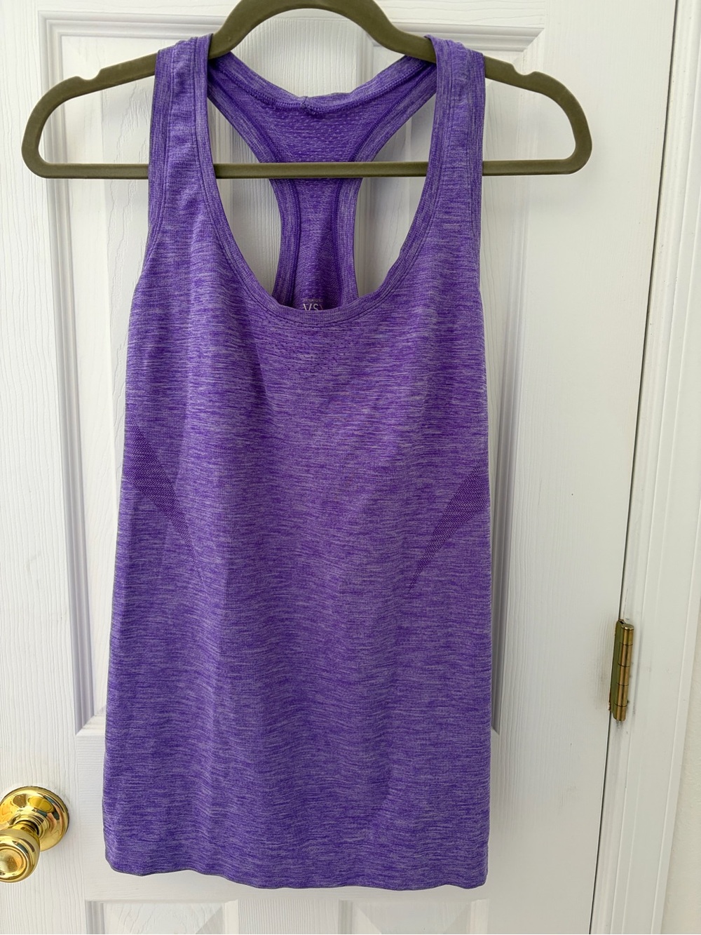 VSX Heathered Purple Racerback Tank Top